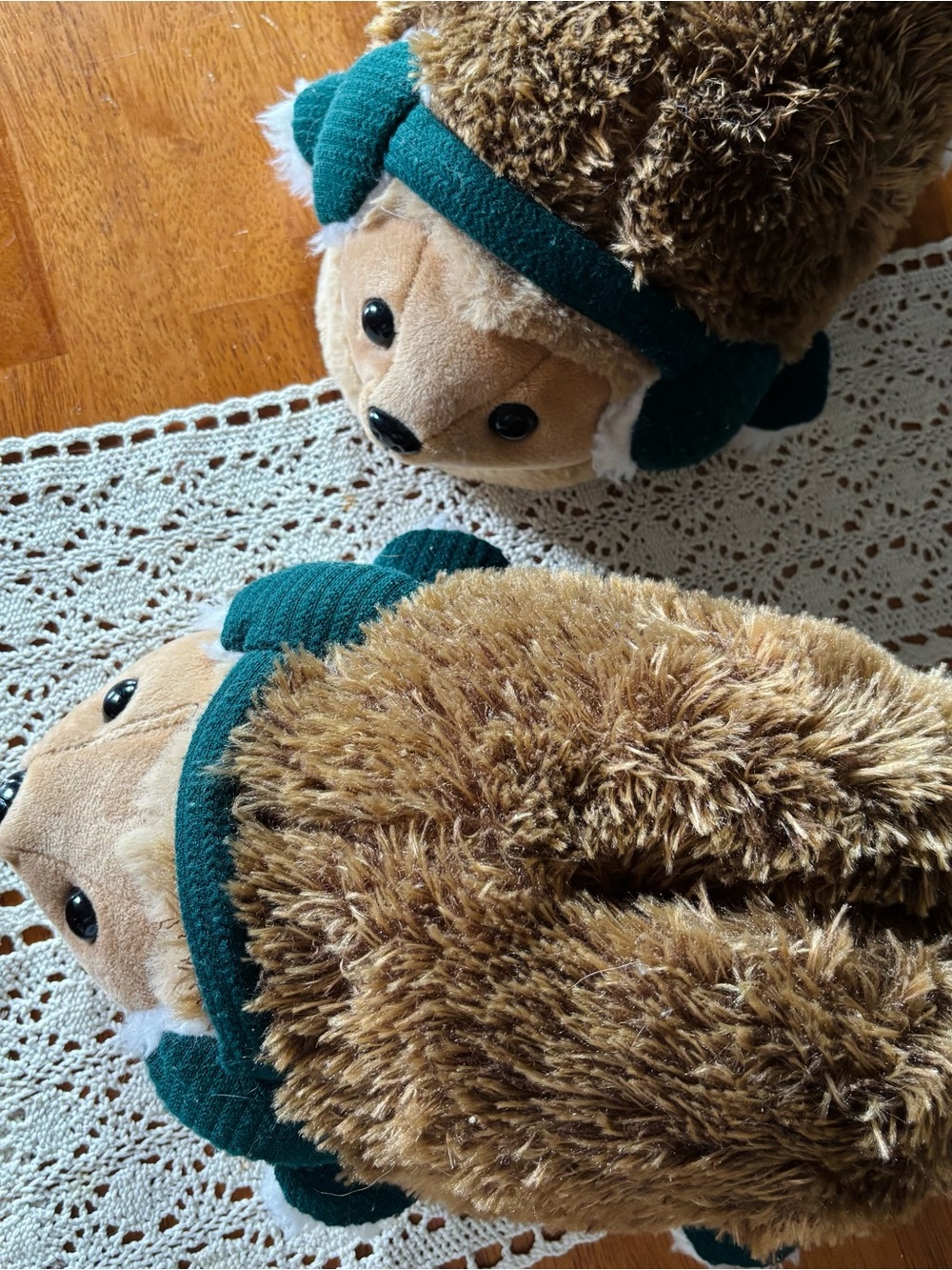 AE - Plush Hedgehog Slippers